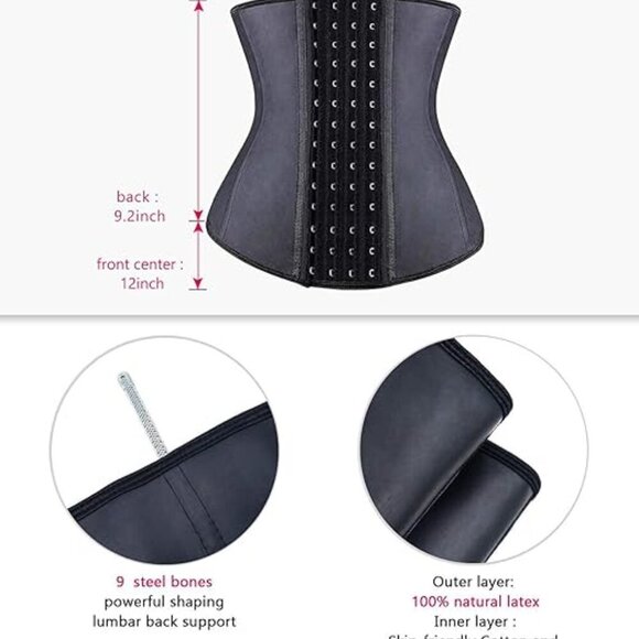 YIANNA Waist Trainer for Women Latex *NEW* - Picture 4 of 7